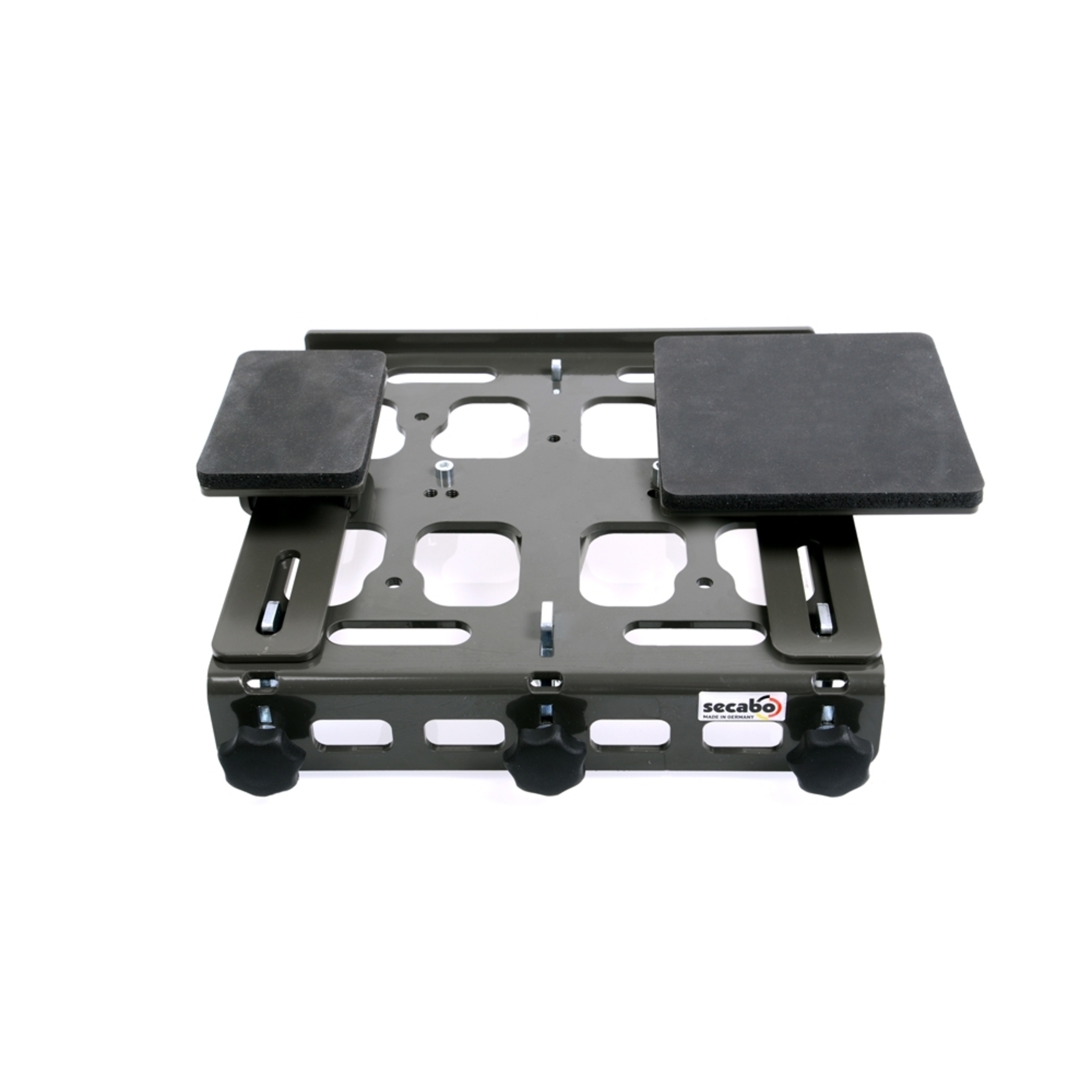Secabo quick change system for exchangeable base plates