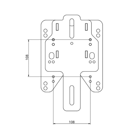 Adapter für Basisplatte und S.-W. Secabo TC5, TS7